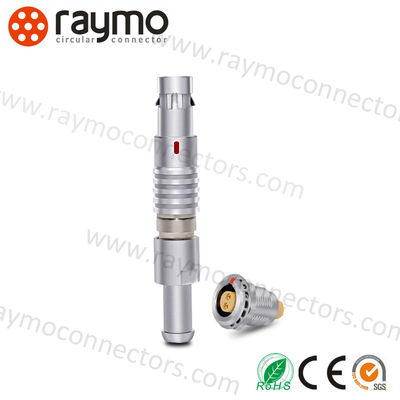 FGG EGG 00B Push Pull Connector Male 2 3 4 Pin Brass Chrome