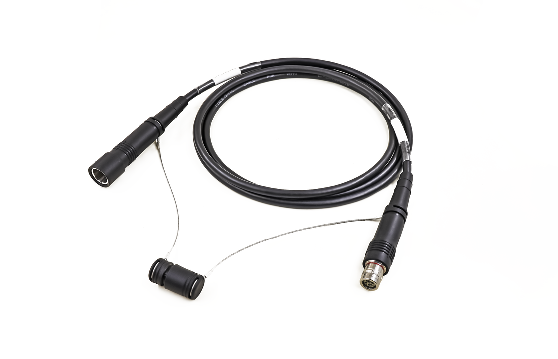 SMPTE 304M Push Pull Self Latching Circular Waterproof Connector for 3K HDTV Camera Fibre Optic Systems