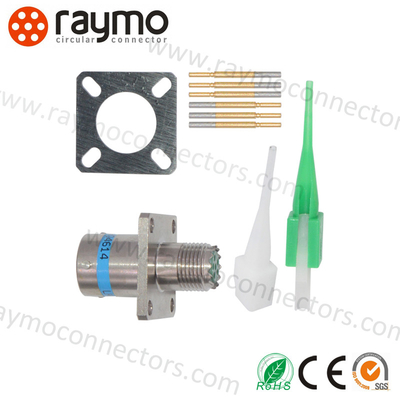 Amphenol MIL-DTL-38999 Серия III Коннектор D38999/26WB05SN Женщина Кабель 5 пин военные круговые разъемы