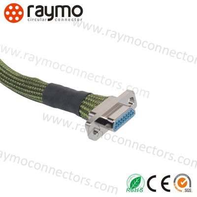 Коннектор серии J30J 9 штифтов 500VAC Золотопокрытый медный сплав