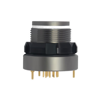 Raymo A1CW*M-P04XBCO-OOOO AMC Разъем высокой плотности Push Pull, 4 контакта, серебристый, 5000 циклов